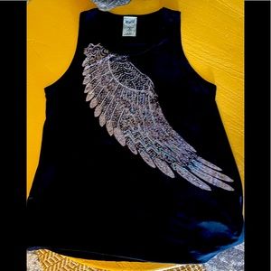 Vocal summer black tunic. Gorgeous bling !